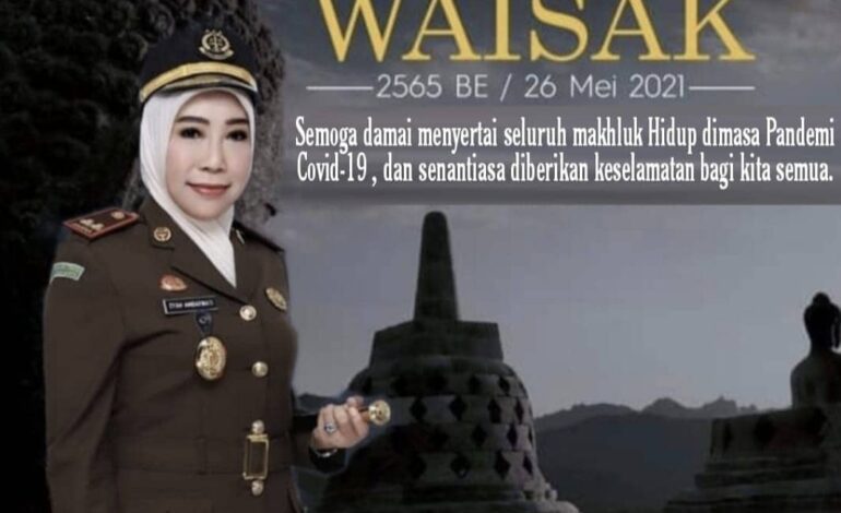  Kepala Kejaksaan Negeri Tulang Bawang beserta Jajaran mengucapkan selamat memperingati Hari Tri Suci Waisak 2565 BE / 26 Mei 2021.

Semoga damai menyertai seluruh mahluk hidup di masa pandemi Covid 19, dan senantiasa diberikan keselematan bagi kita semua.
.
@kejaksaan.ri @kejatilampung
#jaksa #jaksahebat #jaksapengacaranegara #jaksaindonesia #jaksaagung #kejaksaannegeri #kejaksaanri #kejaksaanagung #kejaksaanhebat #kejaksaan #kejaksaanagungri #jaksasahabatmasyarakat #bergerakdanberkarya #bersihmelayani