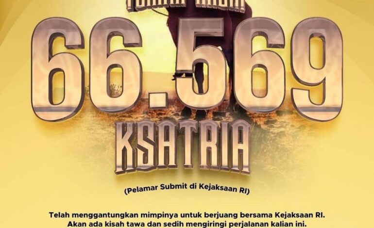  Terimakasih atas kepercayaan para pelamar untuk menjadi bagian dari @kejaksaan