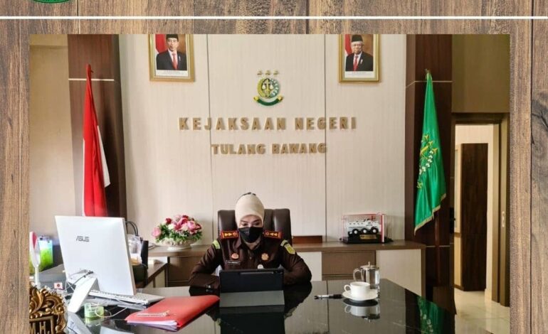  Senin, 2 Agustus 2021 Kepala Kejaksaan Negeri Tulang Bawang (Dyah Ambarwati, S