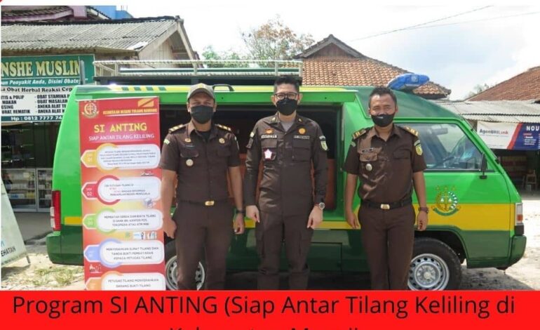  Rabu, 4 Agustus 2021 telah dilaksanakan program SI ANTING (Siap Antar Tilang Keliling Kejaksaan Negeri Tulang Bawang bertempat di Alun Alun Simpang Pematang Kabupaten Mesuji