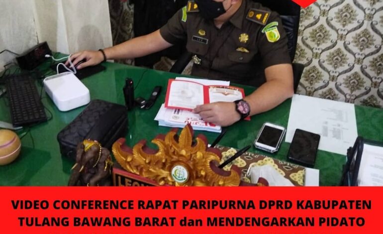  Senin, 16 Agustus 2021 Kepala Kejaksaan Negeri Tulang Bawang yang pada kesempatan kali ini di wakili oleh Kasi Intelijen (Leonardo Adiguna, S