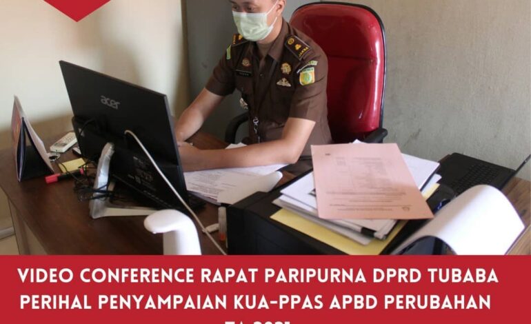 Kamis, 19 Agustus 2021 Kepala Kejaksaan Negeri Tulang Bawang yang pada kesempatan kali ini di wakili oleh Kepala Sub Bagian Pembinaan (Debi Resta Yudha, S