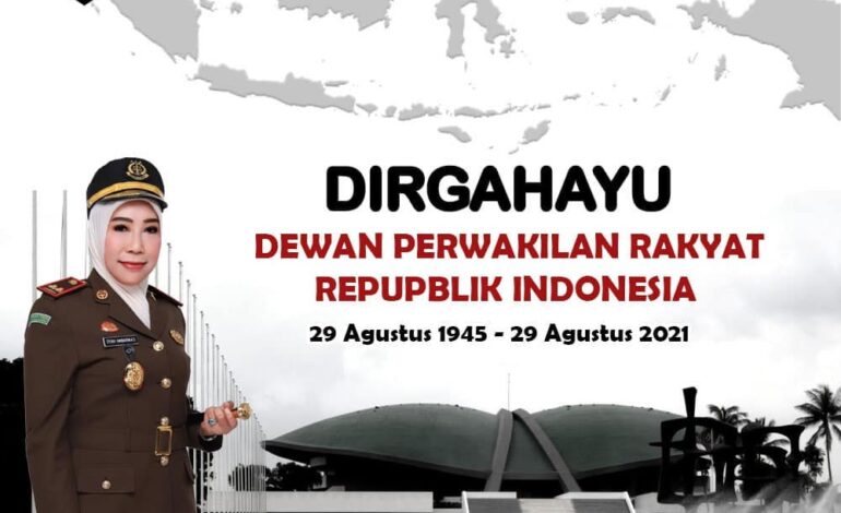  Kepala Kejaksaan Negeri Tulang Bawang Dyah Ambarwati, S.H., M.H beserta jajaran mengucapkan “Dirgahayu Dewan Perwakilan Rakyat Republik Indonesia yang ke-76”

#kejaksaan #jaksa #kajari #hutdprri #76 #dprri #dewanperwakilanrakyat