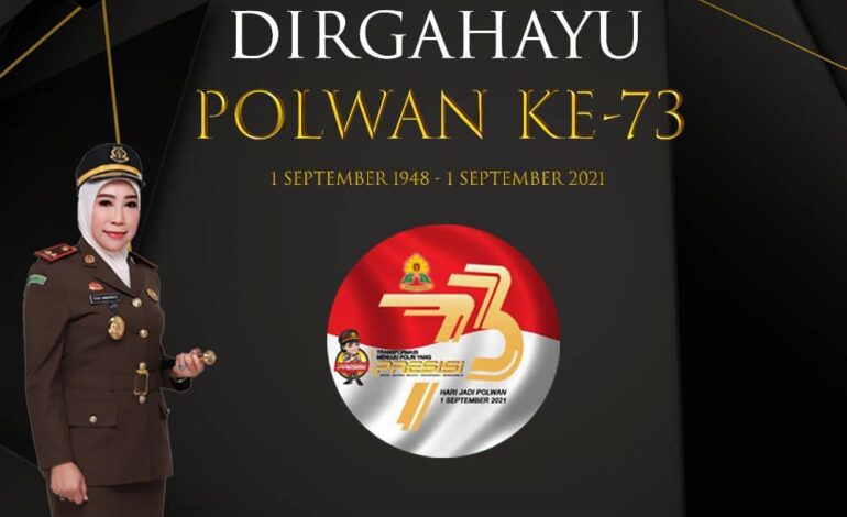  Kepala Kejaksaan Negeri Tulang Bawang Dyah Ambarwati, S.H., M.H beserta jajaran mengucapkan Dirgahayu Polisi Wanita ke-73 “Transformasi Polri Yang Presisi, Polwan Siap mendukung percepatan penanganan Covid-19 untuk Masyarakat sehat dan pemulihan ekonomi Nasional, Menuju Indonesia Maju”.

@humaspolrestuba @humaspolrestubabarat @humaspolresmesuji 
#kejaksaan #jaksa #polisi #polisiwanita #polwan #hutpolwan