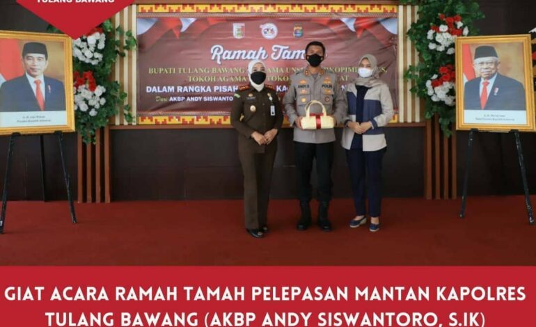  Selasa, 31 Agustus 2021 Kepala Kejaksaan Negeri Tulang Bawang Dyah Ambarwati, S