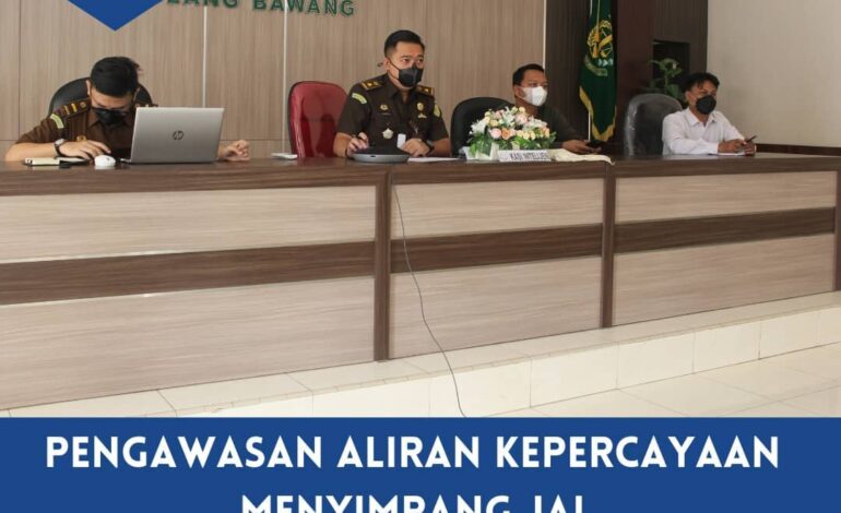  Senin, 6 September 2021 bertempat di aula kantor Kejaksaan Negeri Tulang Bawang telah dilaksanakan Diskusi Bersama Tim Pakem Kabupaten Tulang Bawang