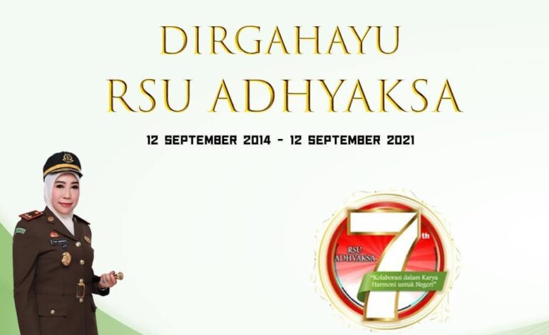  Kepala Kejaksaan Negeri Tulang Bawang Dyah Ambarwati, S.H., M.H beserta jajaran mengucapkan Dirgahayu RSU Adhyaksa yang ke-7 “Kolaborasi dalam Karya, Harmoni untuk Negeri”

@kejaksaan.ri @rsu_adhyaksa @kejatilampung 
#kejaksaan #jaksa #rsuadhyaksa #adhyaksa #terusbergerakdanberkarya #berkaryauntukbangsa