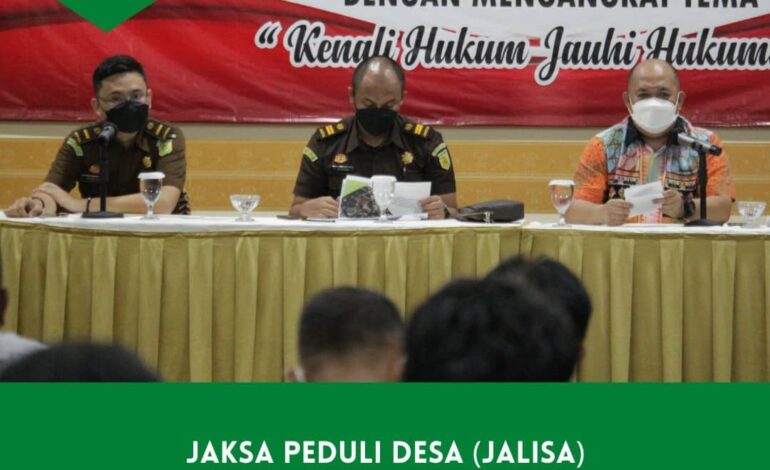  Rabu, 13 Oktober 2021 telah dilaksanakan giat Program Jaksa Peduli Desa (Jalisa) hari ke-3 dengan tema “Kenali Hukum, Jauhi Hukuman”
