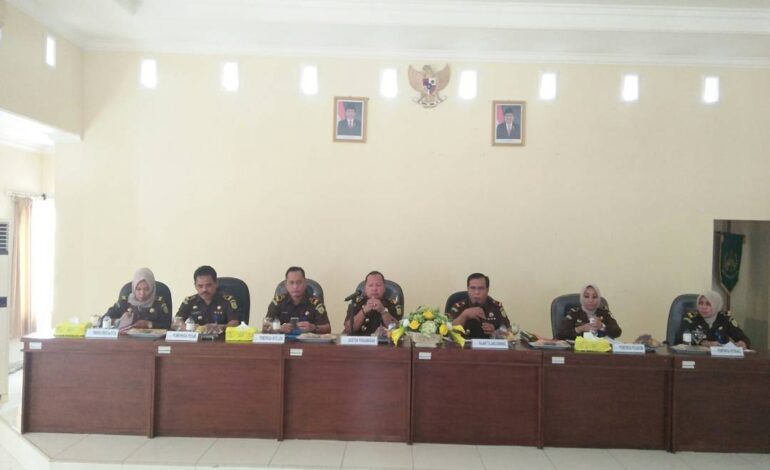 Breafing setelah dilakukan pemeriksaan oleh para pemeriksa Bidang Pengawasan Kejati Lampung 😙