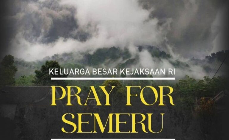  ri Kita panjatkan doa terbaik bagi saudara saudara kita di Lumajang Jawa Timur Agar senantiasa dalam lindungan Nya seraya bermunajat semoga alam segera membaik dan masyarakat sekitar gunung Semeru diberikan Kekuatan dan Pemda setempat dapat mengambil langkah langkah strategis dlm penanggulangannya