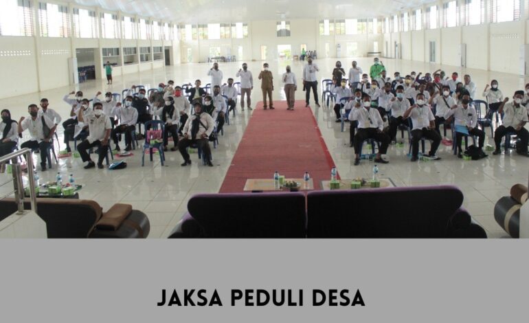  Selasa, 21 Desember 2021 telah dilaksanakan program Jaksa Peduli Desa (JALISA) dimana program tersebut bertujuan memberikan pembinaan kepada seluruh Kepala Desa Se-Kabupaten Mesuji dengan melakukan Penyuluhan Hukum sebagai Upaya Preventif atau pencegahan timbulnya penyalahgunaan wewenang dalam Penyelenggaraan Desa, Pengelolaan Keuangan dan aset desa serta Tindak Pidana Umum lainnya
