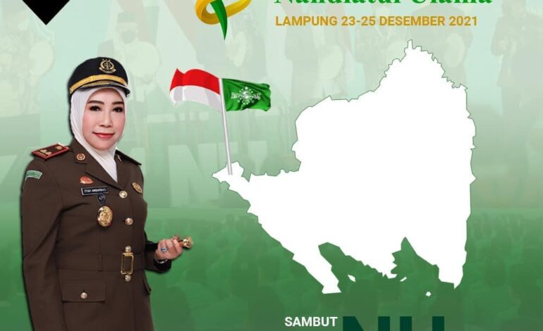  Kepala Kejaksaan Negeri Tulang Bawang Dyah Ambarwati, S.H., M.H beserta seluruh jajaran mengucapkan Selamat & Sukses atas terselenggaranya Muktamar Nahdlatul Ulama (NU) ke-34 di Pondok Pesantren Darussa’adah, Lampung (23-24 Desember 2021) 
“Satu Abad NU: Kemandirian dalam berkhidmat untuk peradaban dunia”

@kejaksaan.ri @kejatilampung 
#kejaksaanri #kejaksaan #kejaksaanrepublikindonesia #kejaksaanrb #jaksa #jaksakita #jaksaindonesia #jaksasahabatmasyarakat #jaksaindonesia #jaksamenyapa #muktamarnu #muktamarnu34 #nahdlatululama #nahdlatululamaindonesia #indonesia #terusbergerakdanberkarya #berkaryauntukbangsa