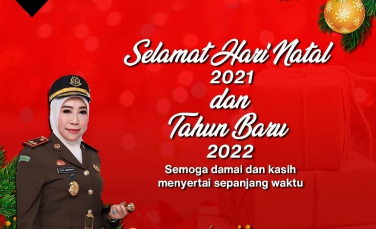  Kepala Kejaksaan Negeri Tulang Bawang Dyah Ambarwati, S.H., M.H beserta seluruh jajaran mengucapkan Selamat Hari Natal 25 Desember 2021 dan Tahun Baru 2022 1 Januari 2022 “Semoga Damai dan Kasih Menyertai Sepanjang Waktu”

@kejaksaan.ri @kejatilampung 
#kejaksaan #kejaksaanri #kejaksaanagungrepublikindonesia #kejaksaannegeri #jaksa #jaksakita #jaksaindonesia #jaksamenyapa #jaksasahabatmasyarakat #harinatal #natal #natal2021 #merrychristmas #christmaseve #tahunbaru #tahunbaru2021 #happynewyear #merrychristmasandhappynewyear #happynewyear2022