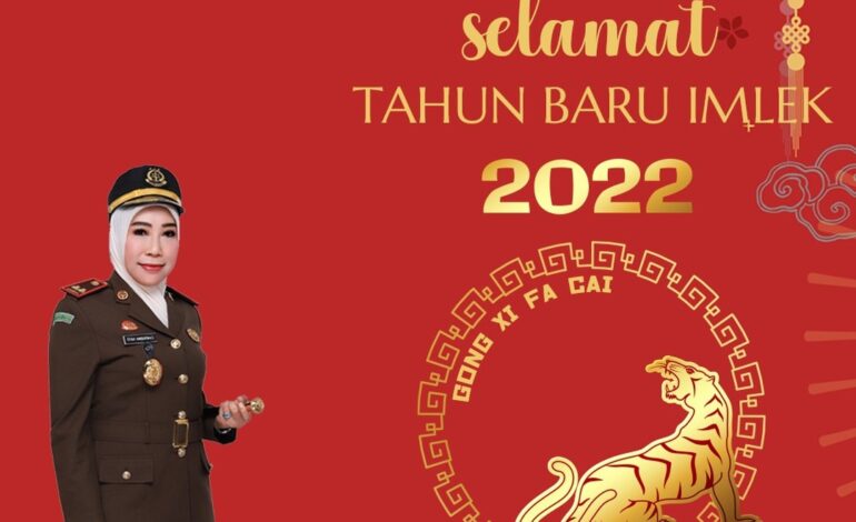  Kepala Kejaksaan Negeri Tulang Bawang Dyah Ambarwati, S.H., M.H beserta seluruh jajaran mengucapkan Selamat Tahun Baru Imlek 2022 “Semoga doa-doa dan harapan kamu tercapai di tahun baru ini. Gong Xi Fa Cai”

@kejaksaan.ri @kejatilampung 
#kejaksaan #kejaksaanri #kejaksaannegeri #kejaksaanhebat #kejaksaanprofesional #jaksa #jaksakita #jaksamenyapa #jaksasahabatmasyarakat #jaksaprofesional #jaksaindonesia #selamattahunbaruimlek2022 #selamattahunbaruimlek #chinesenewyear #happylunarnewyear #lunarnewyear #terusbergerakdanberkarya #berkaryauntukbangsa