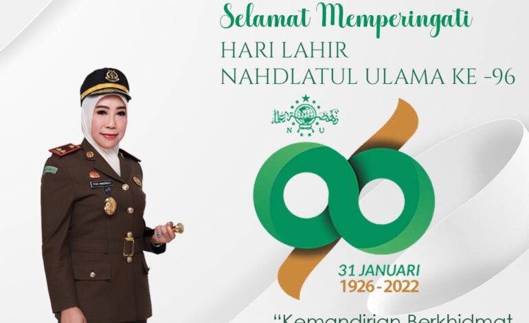  Kepala Kejaksaan Negeri Tulang Bawang Dyah Ambarwati, S.H., M.H beserta seluruh jajaran megucapkan Selamat Memperingati Hari Lahir Nahdlatul Ulama Ke-96 “Kemandirian Berkhidmat Untuk Peradaban Dunia”

@kejaksaan.ri @kejatilampung 
#kejaksaan #kejaksaanrisiapsikatkorupsi #kejaksaannegeri #kejaksaantinggi #jaksa #jaksakita #jaksamenyapa #jaksasahabatmasyarakat #jaksaindonesia #jaksaprofesional #selamat #memperingati #harilahir #nu #harlahnu96 #nahdlatululama #nahdlatululamaindonesia #terusbergerakdanberkarya #berkaryauntukbangsa
