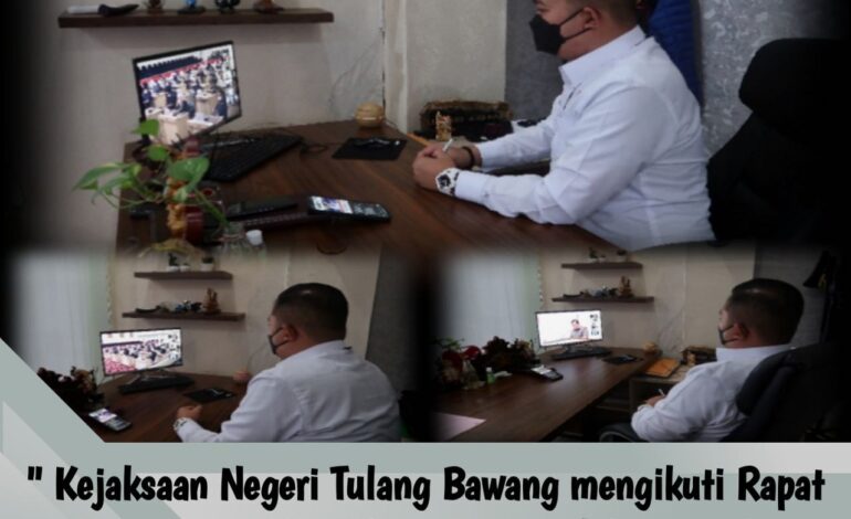  Pada Rabu, 06 April 2022, Kejaksaan Negeri Tulang Bawang mengikuti Rapat Paripurna DPRD Tulang Bawang dalam rangka menyampaikan LKPJ Bupati Tulang Bawang Akhir Tahun 2021