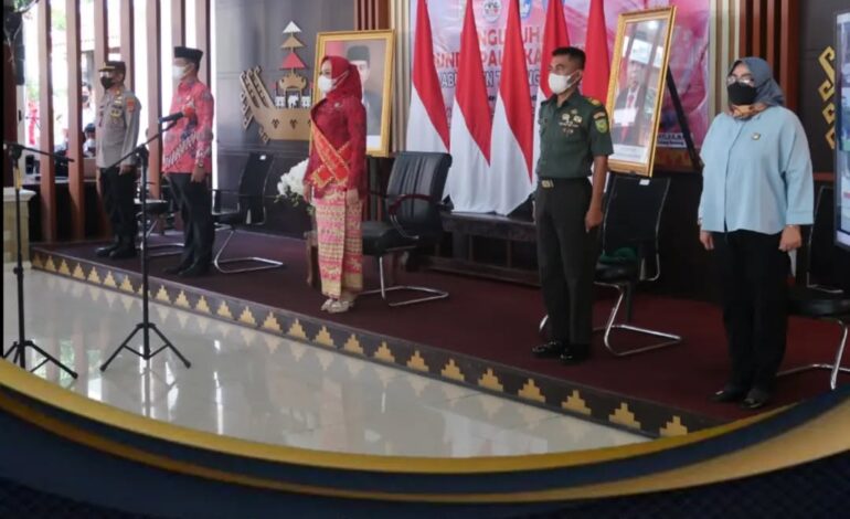  Pada Kamis, 14 April 2022 Kejaksaan Negeri Tulang Bawang Menghadiri Pengukuhan Bunda Paud Kampung
