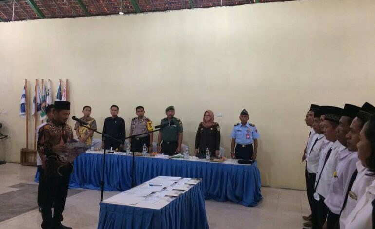  Pelantikan Pergantian Antar Waktu (PAW) Panitia Pemilihan Kecamatan (PPK) Panitia Pemungutan Suara (PPS) Pemilihan Gubernur dan Wakil Gubernur Lampung Tahun 2018