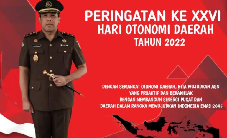  Selamat Memperingati Hari Otonomi Daerah Ke 26 Tahun