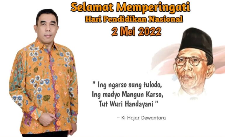  “Pendidikan adalah salah satu kunci yang dapat membuka lebih banyak pintu menuju kemajuan dan kesuksesan dari pada yang dapat kita bayangkan