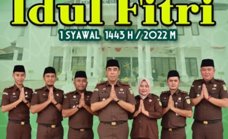  Kejaksaan Negeri Tulang Bawang mengucapkan Selamat Hari Raya Idul Fitri Minal Aidin Walfaizin Mohon maaf lahir dan Batin