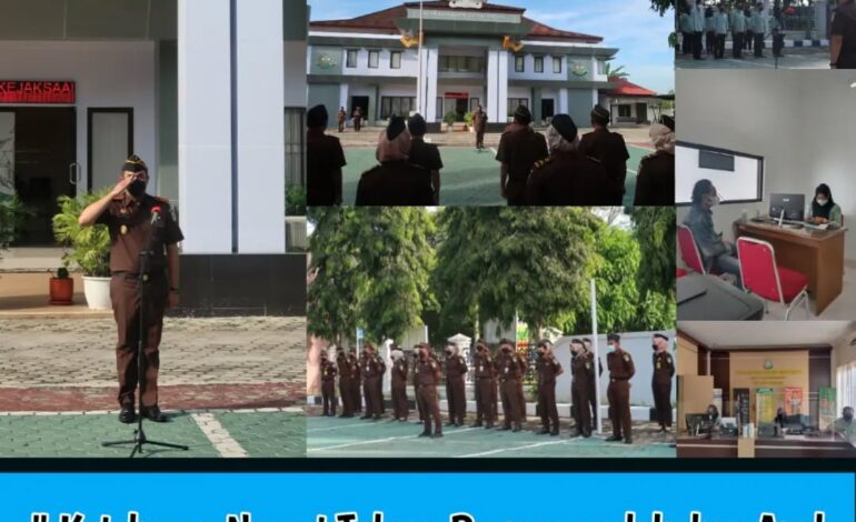  Pada Senin, 09 Mei 2022 Kejaksaan Negeri Tulang Bawang melakukan Apel Pagi dan Halal Bihalal Hari Raya Idul Fitri 2022