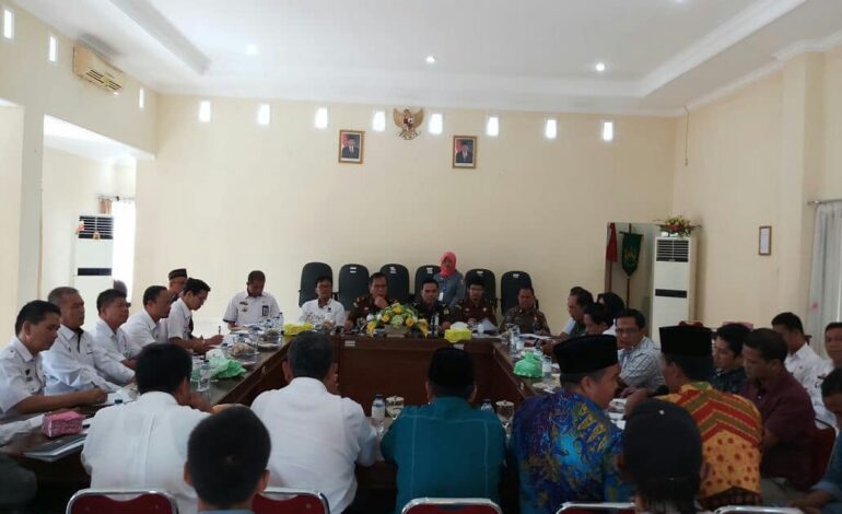  Rapat Koordinasi Tim Pakem Kejaksaan Negeri Tulang Bawang dari 3 Kabupaten yakni Tim Pakem Kab