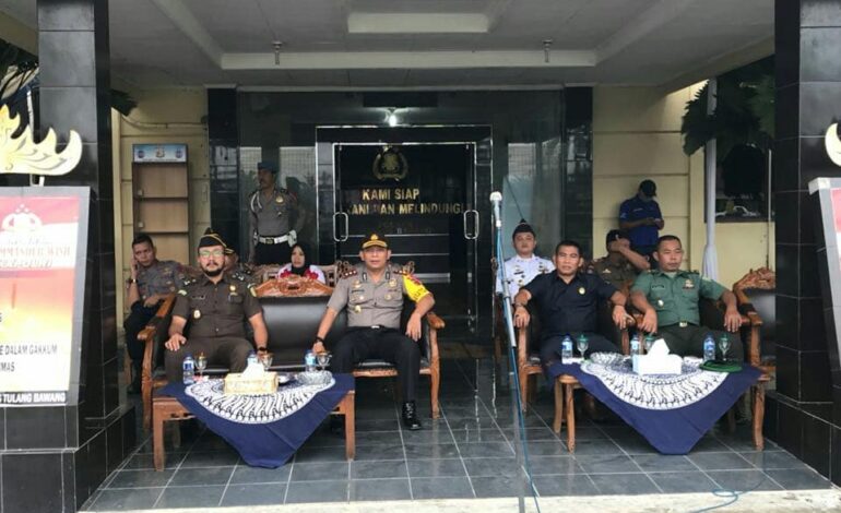  Simulasi Pengamanan Kota dalam Rangka Pilkada Serentak Gubernur dan Wakil Gubernur Provinsi Lampung Tahun 2018 Kab