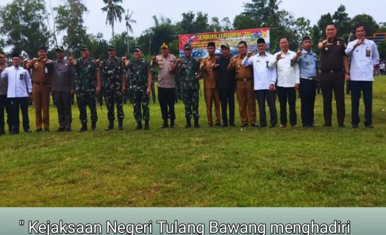  Kejaksaan Negeri Tulang Bawang menghadiri kegiatan Serbuan Teritorial TNI TA
