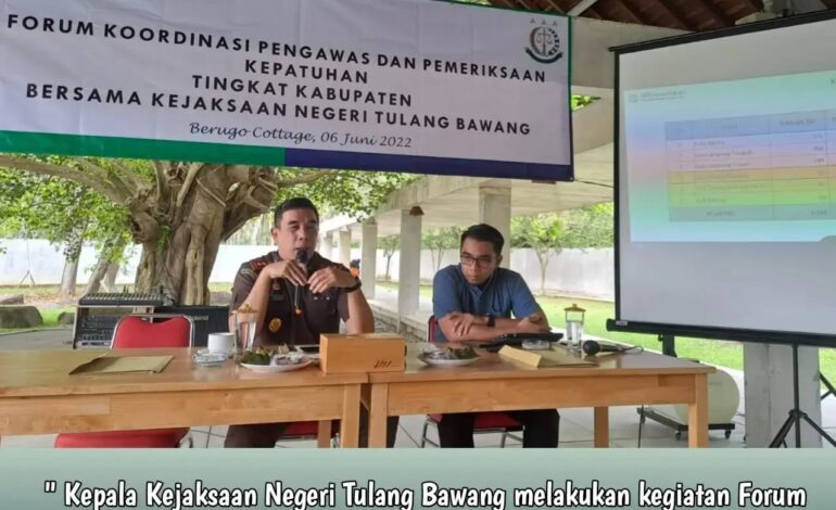  kepala Kejaksaan Negeri Tulang Bawang Azi Tyawhardana,S