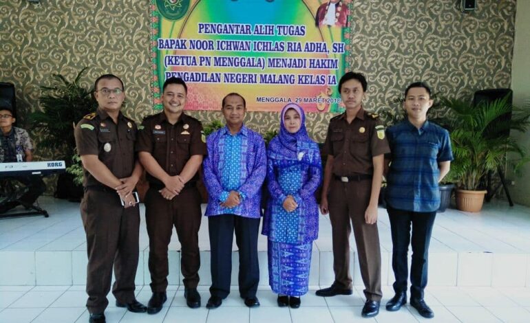  Pengantar Alih Tugas Ketua Pengadilan Negeri Menggala