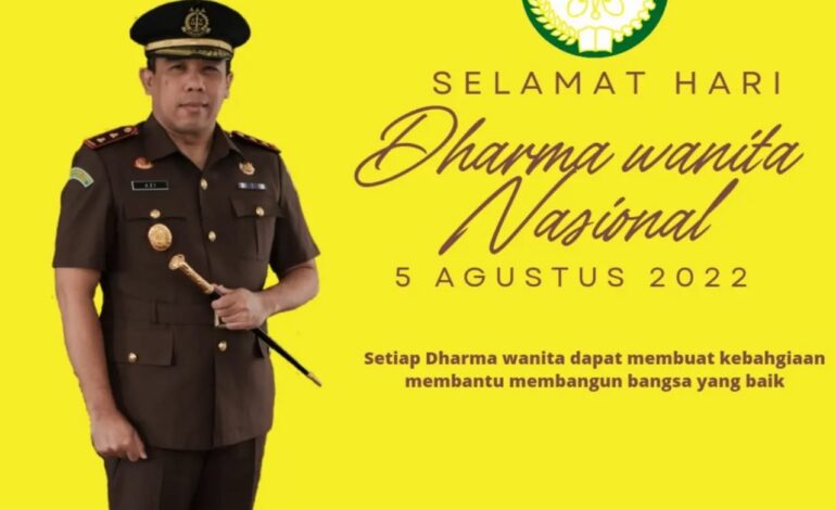  Selamat Hari Dharma Wanita Nasional 2022 🙏
@kejaksaan.ri @ke…