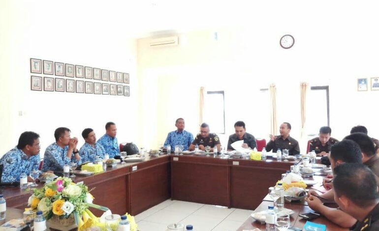  Ekspose Tim TP4D Kejari Tulang Bawang dan Dinas PUPR Tulang Bawang Barat mengenai Proyek Pembangunan Pasar Pulang Kencana Tulang Bawang Barat