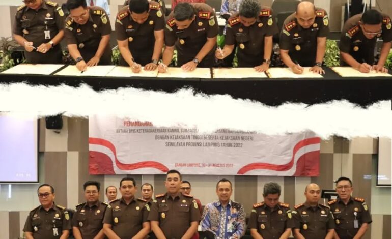  Kejaksaan Negeri Tulang Bawang mengikuti Kegiatan Rapat Koordinasi Dan Penandatanganan Perjanjian Kerjasama Penanganan Masalah Hukum Bidang Perdata dan Tata Usaha
