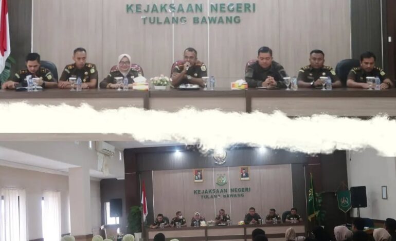  Kejaksaan Negeri Tulang Bawang melakukan Rapat Perdana Bersama Bapak Devi Freddy Muskitta,SH