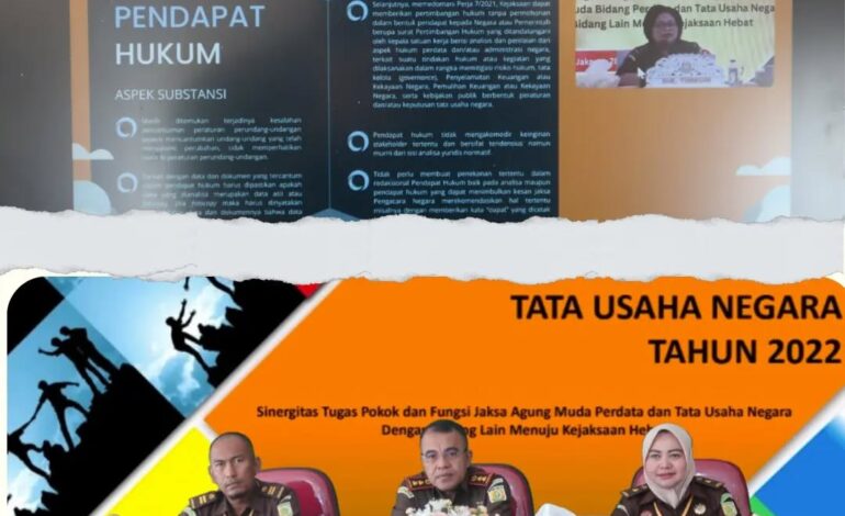  Kejaksaan Negeri Tulang Bawang melakukan Video conference ( Vicon )  Hari ke-2 (dua) Rapat Kerja Teknis (Rakernis) Bidang Perdata Dan Tata Usaha Negara Tahun 2022 dengan Tema “ Sinergitas Tugas Pokok dan Fungsi Jaksa Agung Muda Perdata dan Tata Usaha Negara dengan Bidang Lain Menuju Kejaksaan Hebat ”