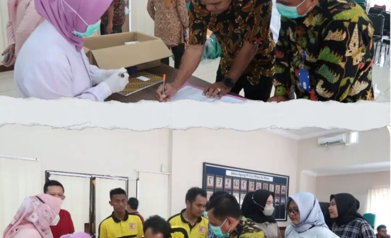  Kejaksaan Negeri Tulang Bawang melakukan Kegiatan Screening (Test Urine) Pencegahan Penyalahgunaan Narkotika