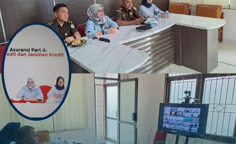  Pada Senin, 10 Oktober 2022 Kejaksaan Negeri Tulang Bawang mengikuti Kegiatan Webinar In House Training (IHT) Bidang Datun Tentang Bisnis Dasar Asuransi kredit dan Jaminan Kredit