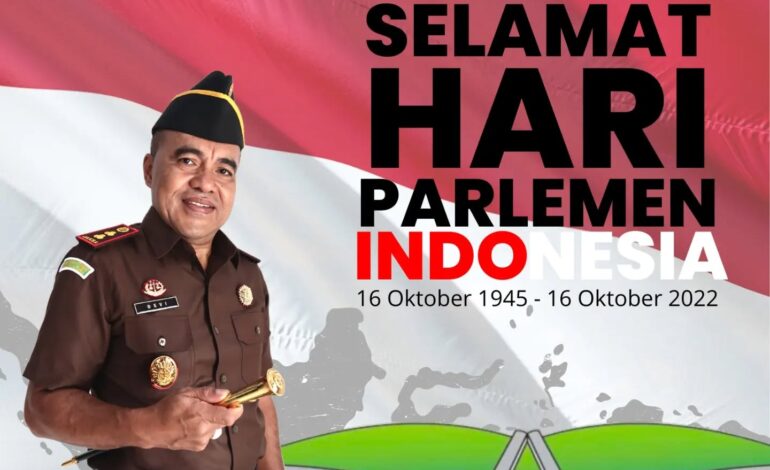  Kejaksaan Negeri Tulang Bawang mengucapkan Selamat Memperingati Hari Parlemen Indonesia ke-77