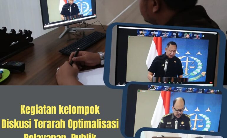  Kejaksaan Negeri Tulang Bawang Mengikuti Video Conference (Vicon) Kelompok Diskusi Terarah yang di laksanakan oleh Pusat Penerangan Hukum Kejaksaan Agung RI