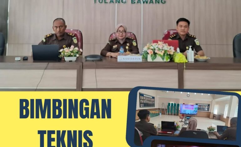  Pada Rabu, 19 Oktober 2022 Kejaksaan Negeri Tulang Bawang mengikuti Kegiatan Video Conference (Vicon) Bimbingan Teknis Aplikasi CMS Bidang Datun