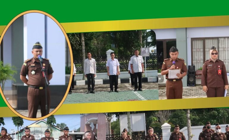  Kejaksaan Negeri Tulang Bawang melaksanakan Apel Rutin Senin Pagi Disertai Pembacaan Core Value Dan Employer Branding ASN