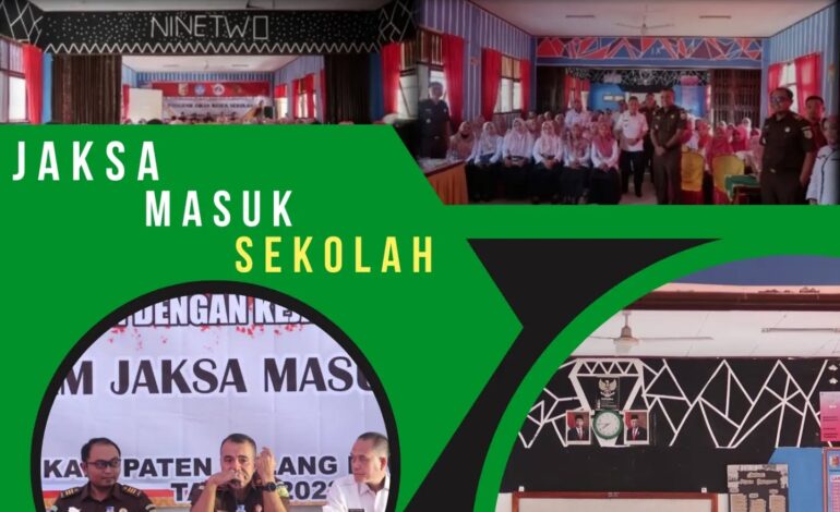  Kepala Kejaksaan Negeri Tulang Bawang melakukan Penyuluhan Hukum dalam Program Jaksa Masuk Sekolah (JMS) Terhadap Kepala Sekolah dan Guru SD-SMP Se-Kecamatan Menggala
