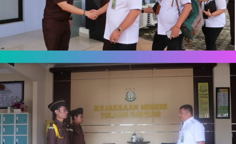  Kejaksaan Negeri Tulang Bawang Menerima Kunjungan dari TIM PPA Kejaksaan Agung Terkait Penginputan Penyelesaian Barang Rampasan Negara pada Aplikasi ARSSYS di wilayah Hukum Kejaksaan Tinggi Lampung dan Pelaksana PSP Barang Milik Negara yang Berasal dari Barang Rampasan Negara