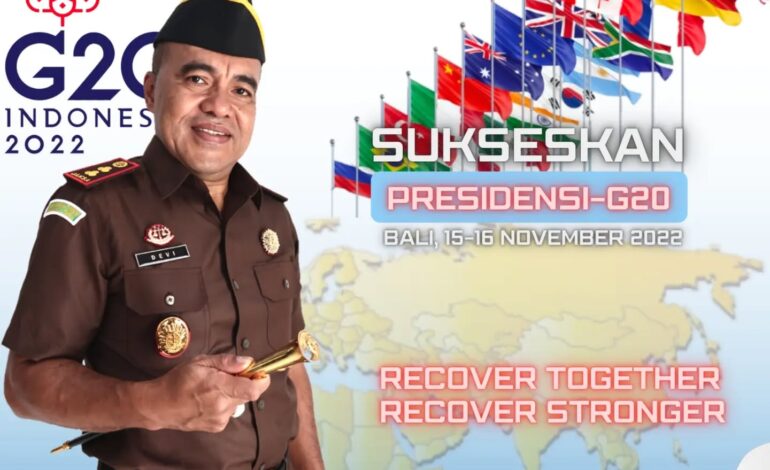  Kepala Kejaksaan Negeri Tulang Bawang Beserta Seluruh Jajaran Siap Mendukung dan Mengsukseskan Penyelenggaraan KTT G20 di Bali, 15-16 November 2022. Recover Together, Recover Stronger. 
@kejaksaan.ri @kejatilampung