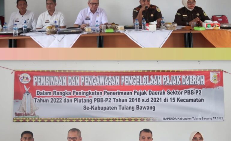  Kejaksaan Negeri Tulang Bawang melakukan Pembinaan dan Pengawasan Pengelolaan Pajak Daerah dalam rangka