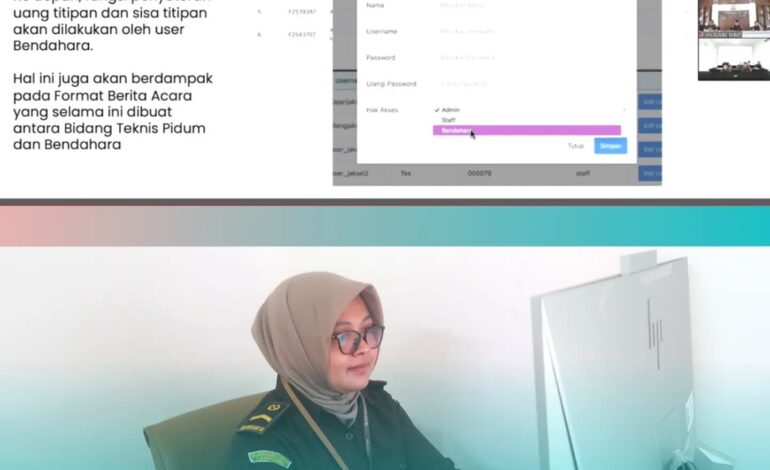  Kejaksaan Negeri Tulang Bawang mengikuti Zoom Meeting Bimbingan Teknis E-TILANG