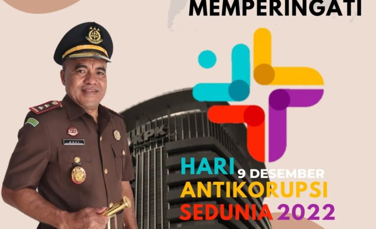  Kepala Kejaksaan Negeri Tulang Bawang Beserta Seluruh Pegawai Kejaksaan Negeri Tulang Bawang mengucapkan “Selamat Memperingati Hari Anti Korupsi Sedunia, 9 Desember 2022”Indonesia Pulih, Bersatu Berantas Korupsi. 
@kejaksaan.ri @kejatilampung