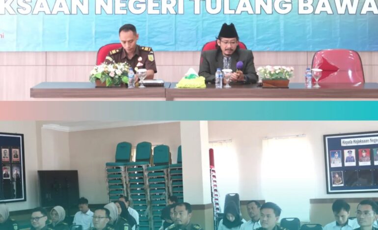  Kejaksaan Negeri Tulang Bawang Melakukan Kegiatan “Siraman Rohani Pembinaan Mental Spiritual”