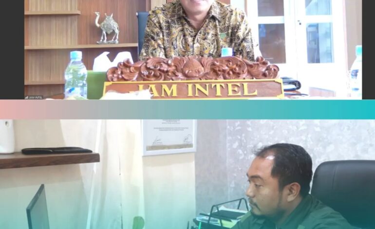  Kejaksaan Negeri Tulang Bawang mengikuti zoom meeting Pengarahan JAM Intelijen Kejaksaan Republik Indonesia “Pengamanan Natal 2022 dan Tahun Baru 2023”